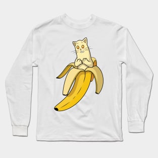 Banana Cat Long Sleeve T-Shirt